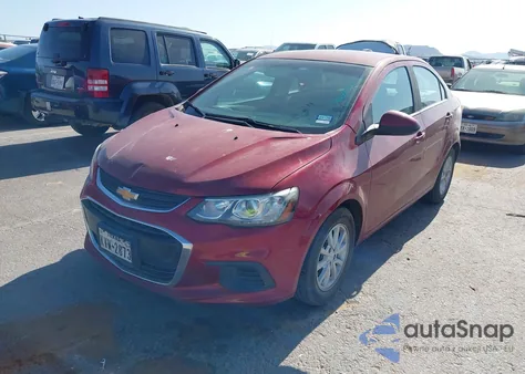 2018 Chevrolet Sonic Lt Auto из США, поврежденный, VIN 1G1JD5SH8J4118213